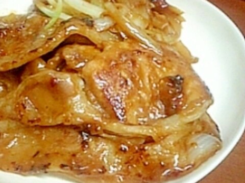 豚肉のせん切り生姜焼き✿